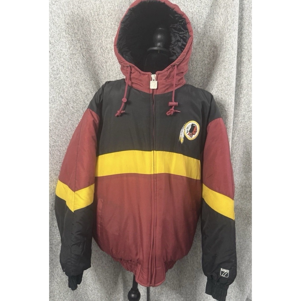 New Vintage Washington Redskins Puffer Game Day Logo 7 Size Med. Never Worn New